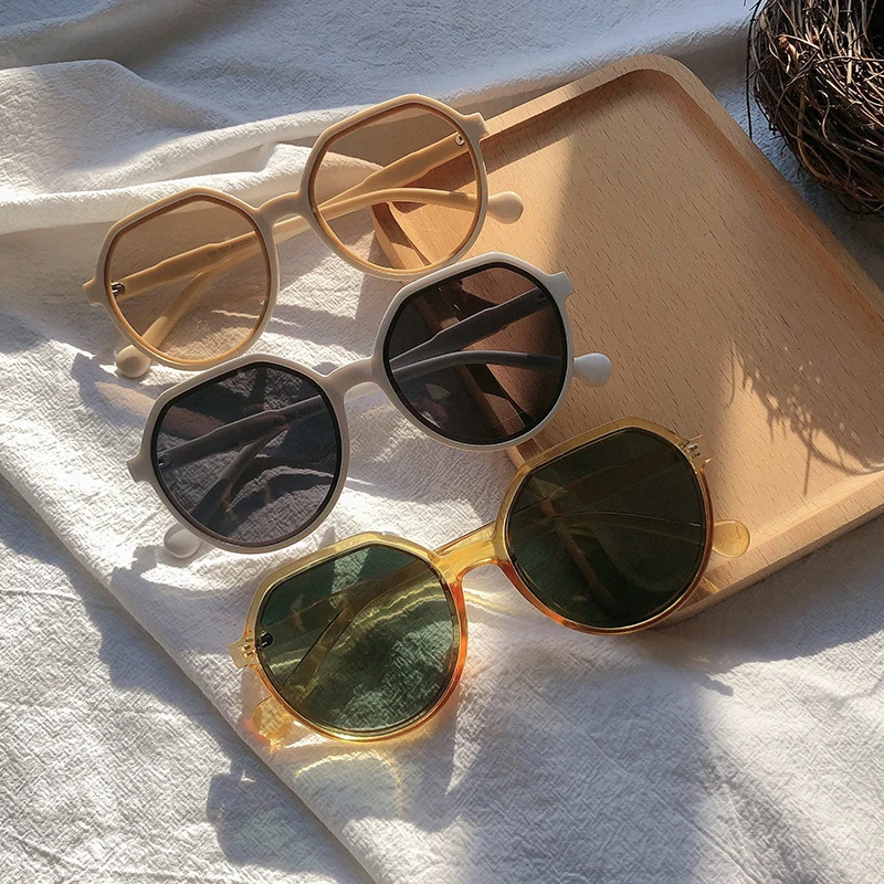 

1 Pair Large Frame Sunglasses Fashion Style All-match Trend Sunglasses Sweet Individual Candy Color Big Frame Sunglasses