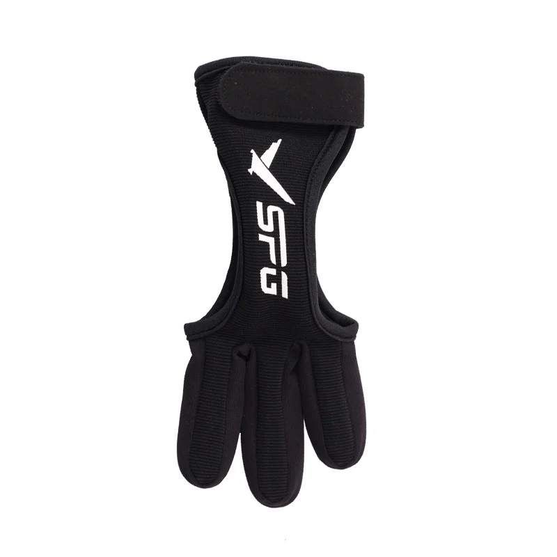 3 пальца защитные перчатки размера M/ L/ XL кожаные для стрельбы из лука рекурсивной