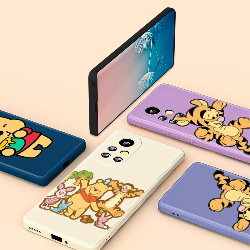 

Disney Pooh Animation For Huawei Nova 8 8i 8SE 7SE 7 6SE 7i 6SE 6 5i 5 5T 5Z Pro 4E 4 3i 3 Liquid Silicone Soft Phone Case