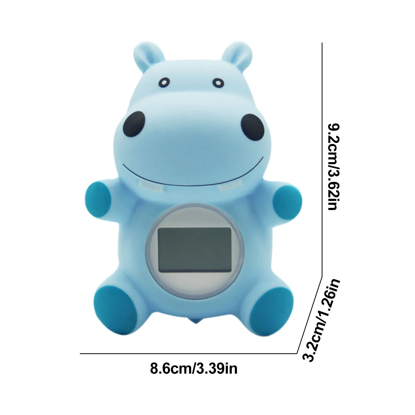 

Instant Read Swimming Pool Floating Water Thermometer Gauge Cartoon Hippo Shape Thermometers With String For Hot Tubs