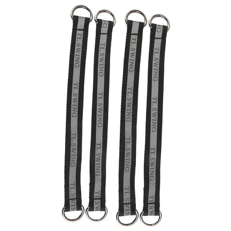 

Комплект подвесных ремней для качели деревьев с более безопасным замком карабины для качелей и гамаков, легкая и быстрая установка, 4 шт.