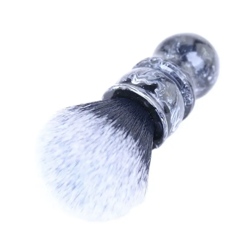 Смокинг Yaqi с черно белыми кончиками кисточка для бритья из синтетических волос