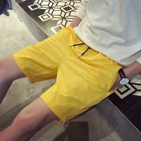 han mens summer student candy color casual sports shorts quick drying beach five point pants tide