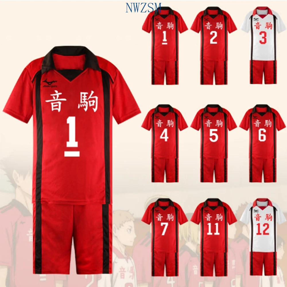 

Anime Haikyuu Cosplay Costume Karasuno High School Volleyball Club Hinata Shyouyou Sportswear Jersey Uniform Haikyuu Nekoma