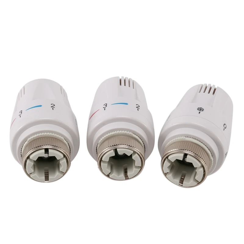 

3 шт. термостатный клапан радиатора TRV, термостатический головной радиатор M30 x 1,5, клапан радиатора, Сменная головка, клапан радиатора