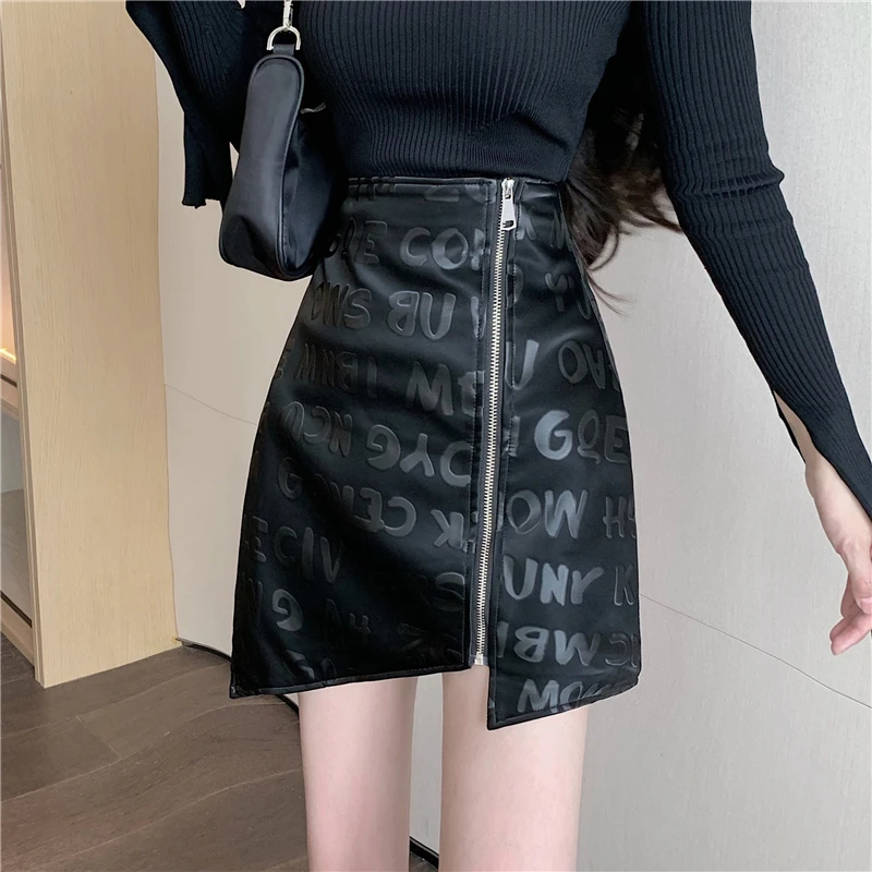 

Юбка-карандаш на молнии, с высокой талией, X774