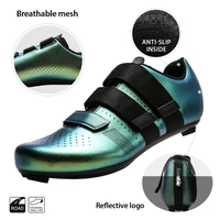 santic cycling lock shoes road bike unisex multi color breathable bicycle equipment velcro nylon bottom zapatillas ciclismo