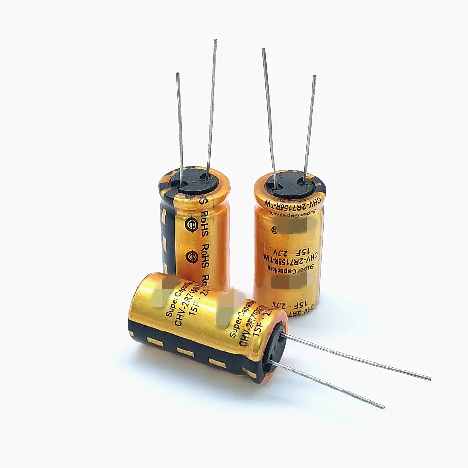2 шт. 7 V 15F высокий ток игрушка Мощность хранения Питание 2.7V15F аккумулирования
