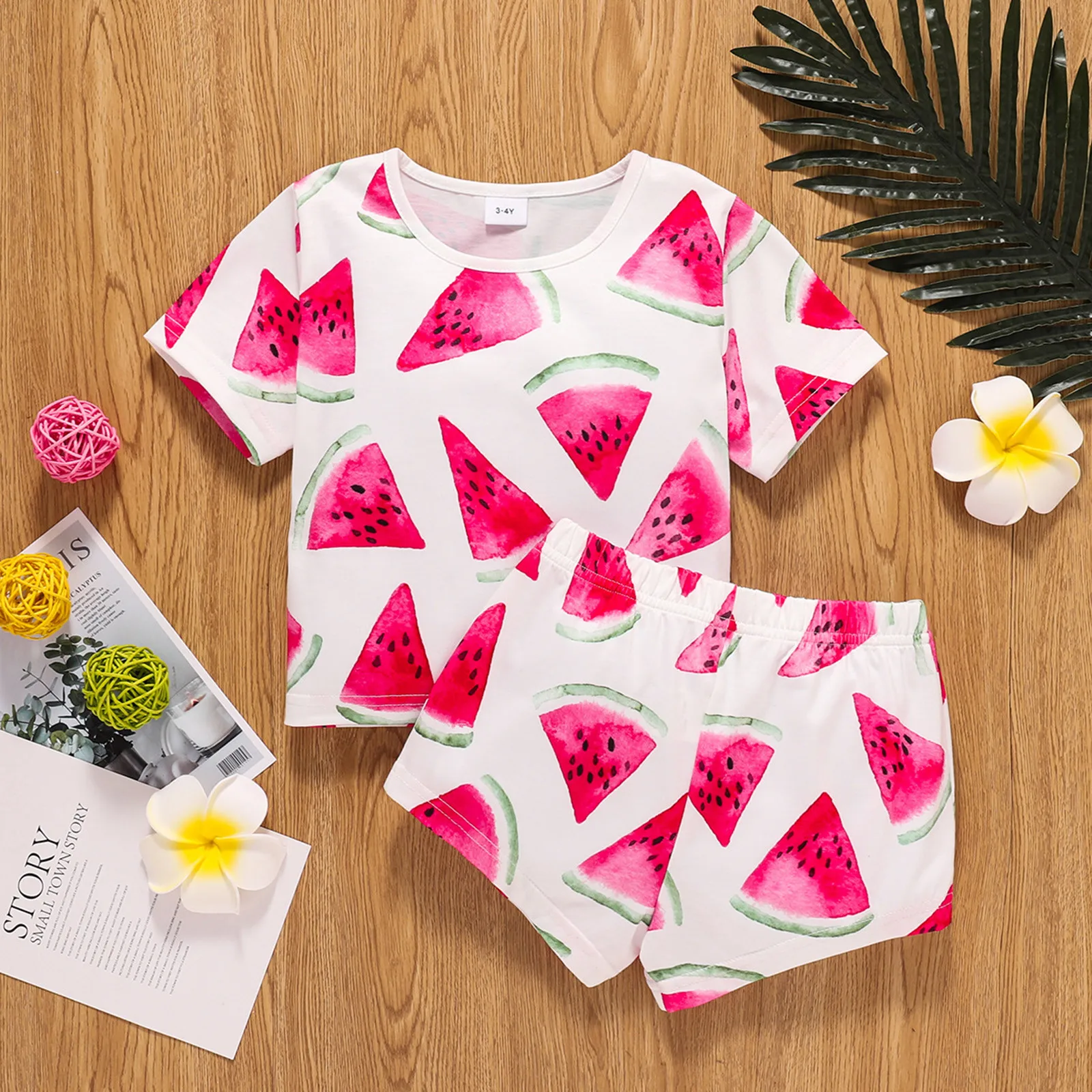 Комплекты для детей одежда малышей мальчиков и девочек футболка с короткими