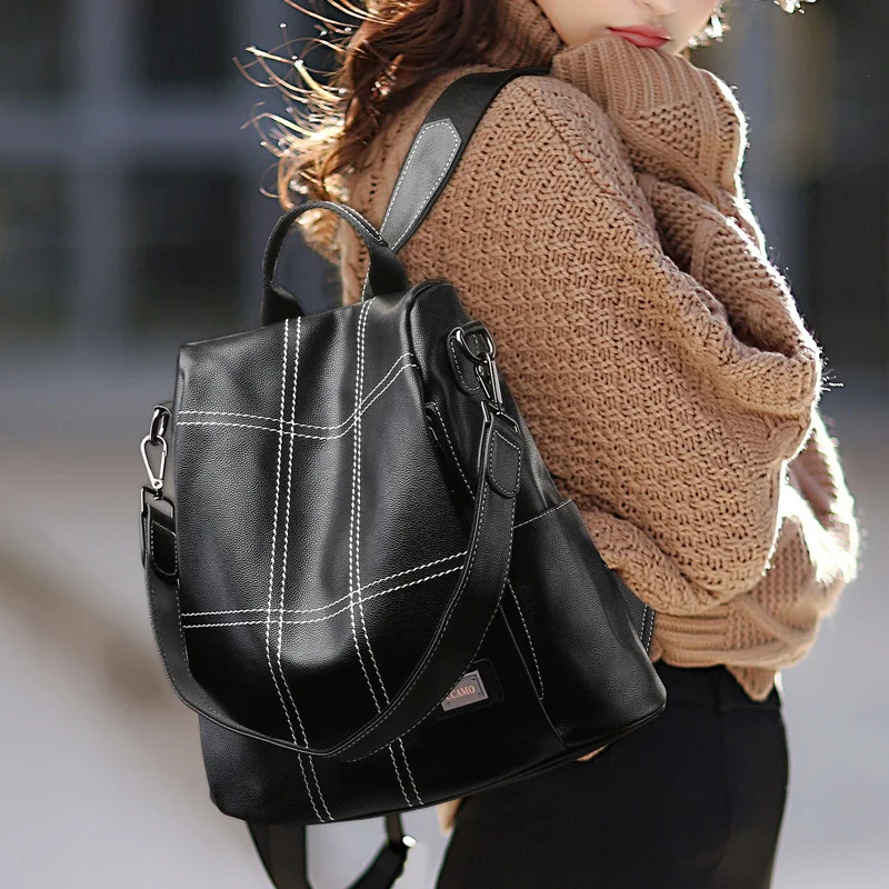 

Женский рюкзак, новинка 2022, женский модный роскошный вместительный женский рюкзак с защитой от кражи, простые школьные сумки