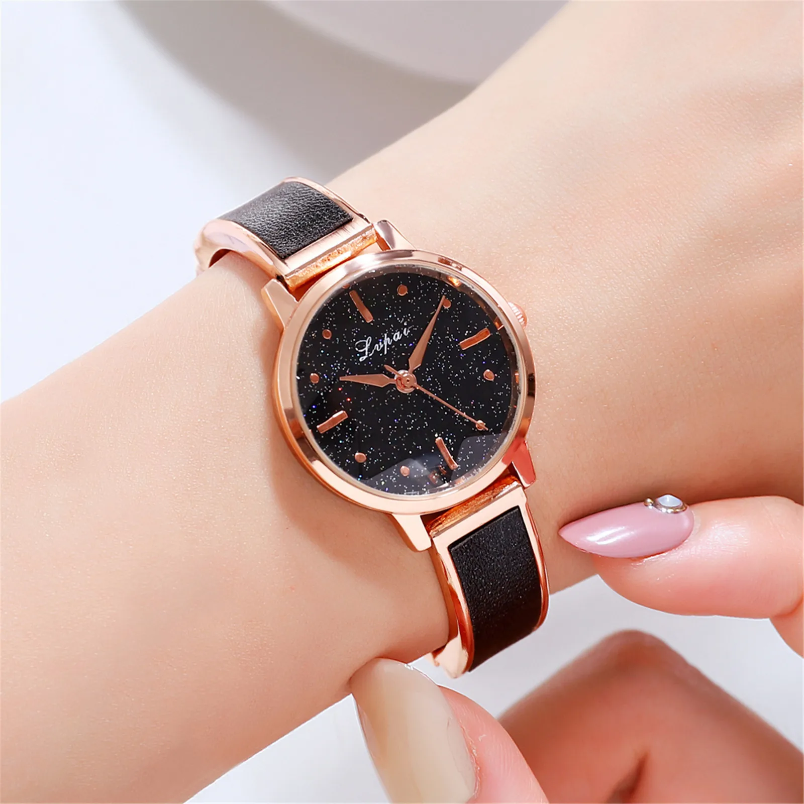 

Quartz Watch Round Dial Alloy Strap Watch for Women 2021 Casual Style Gift Latest Design Wristwatch Montre Femme Drop Shipping
