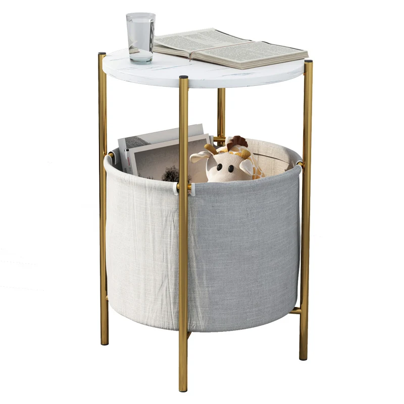 Nordic Round Coffee Table Simple Modern Creative Sofa Side Small Bedside Storage Cabinet Removable Separable |