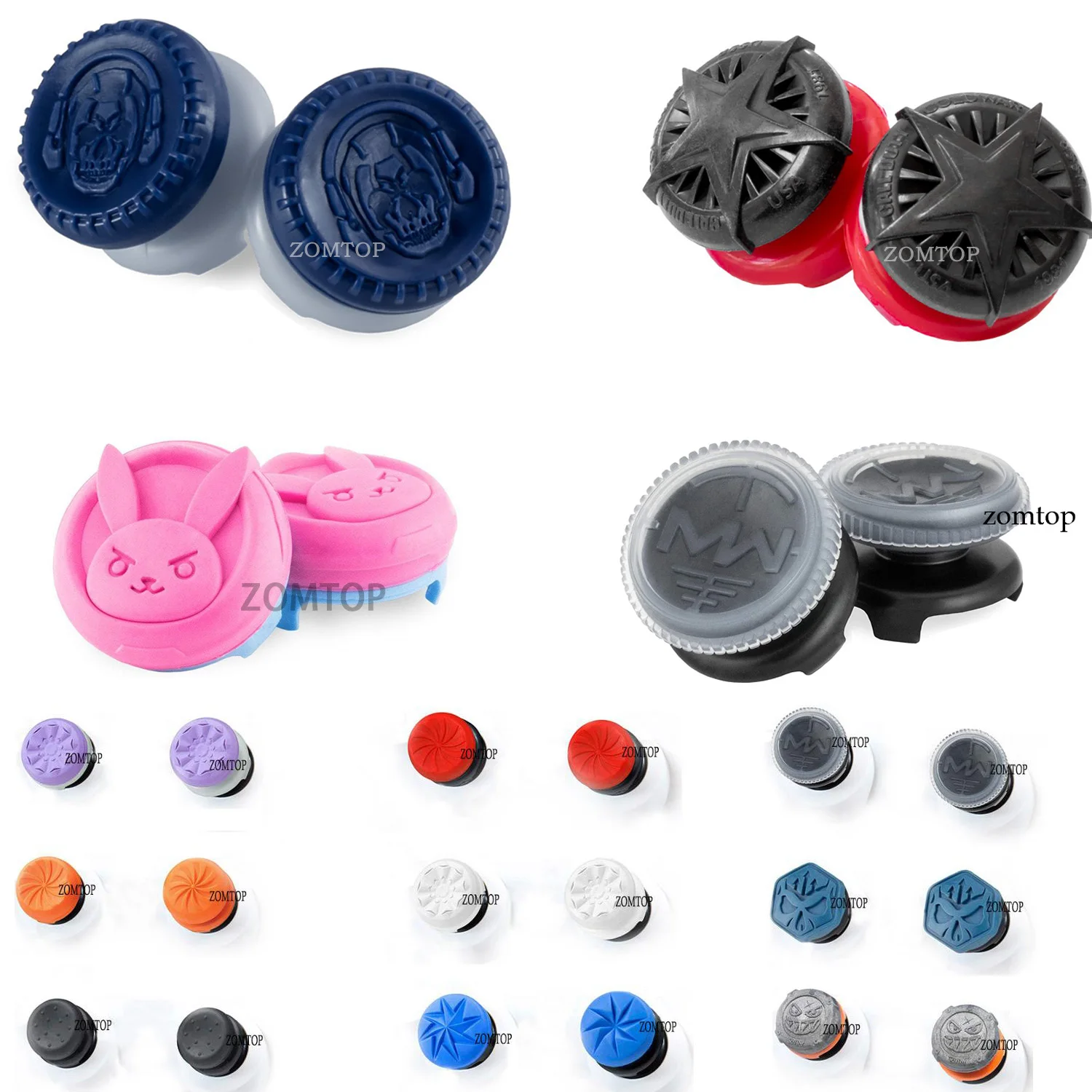 

FPS for PlayStation 4 (PS4) Thumbsticks Cover Grav Slam Thumb Grip Stick Joystick Caps for PS4 Gamepad Controllers