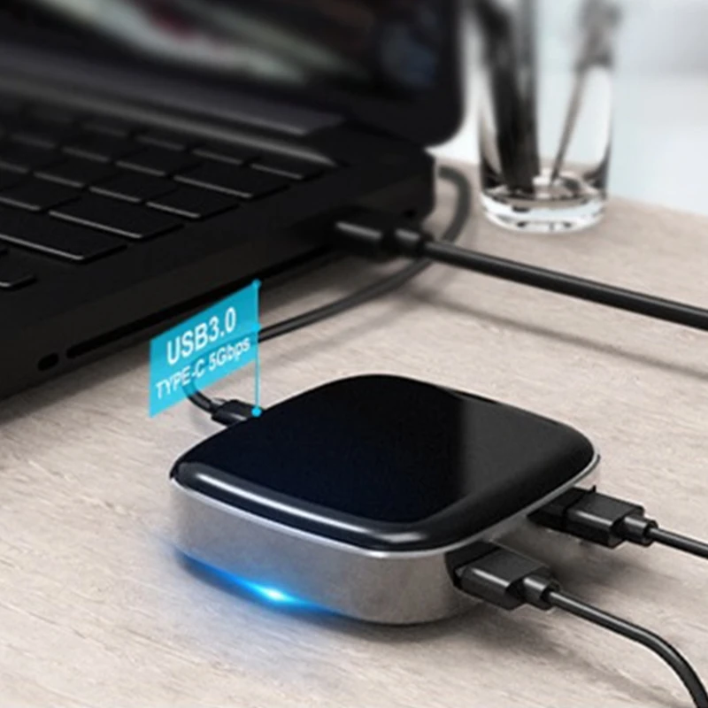 

T8WC 4K 60Hz HDMI-compatible Game Video Capture Card to USB3.1 3.5mm in for PC