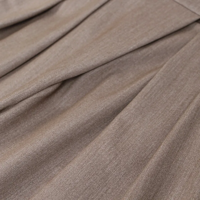 

2021 Spring Elegant Korean Chic Women Pants Casual Loose Pleated High Waist New Trousers Japanese Single Harem Female 13A017