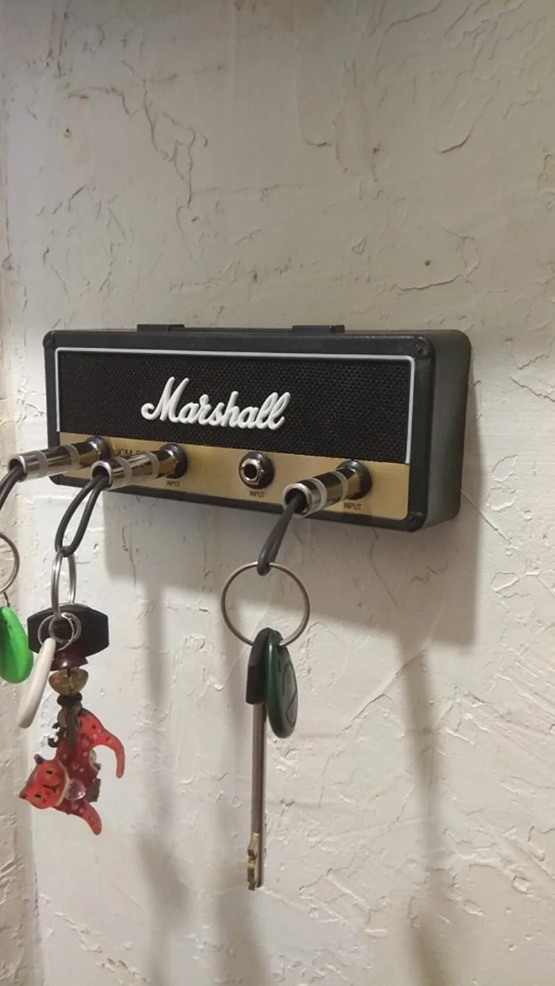 Брелок для ключей Marshall Rock, электрогитара, динамик, подвесной ключ, крючок, брелок для хранения ключей, винтажный JCM800 1959SLP BULLET GP69