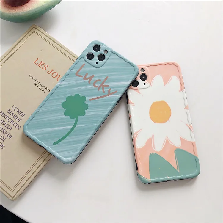 Чехол для iPhone X художественный цветок девочек 11 Pro Max роскошный SE2 Apple Xr 7 Xs 8 Plus
