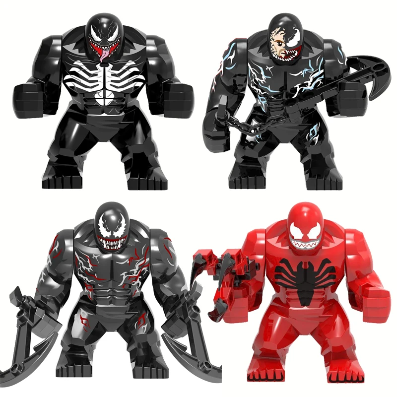 

Marvel Character Venom Big Size Anti Venom Carnage Venom Model Figure Bricks Construction Building Blocks Toys for Children Gift