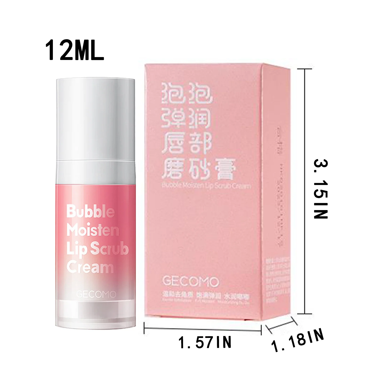 

Bubble Moisturizing Lip Scrub Exfoliating Full Lip Lip Gloss Exfoliating Dead Skin Nourishing Lip Care Before Lip Balm