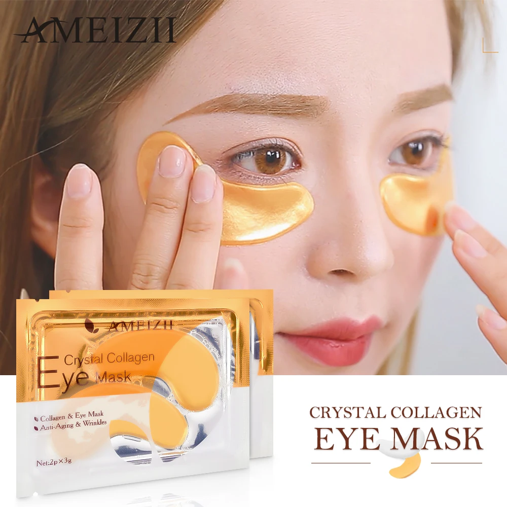 

AMEIZII Skin Care Collagen Eye Mask For Eye Care Eye Patch Korea Eye Cream Dark Circles Remove Anti-Aging Wrinkles Eye Patch.