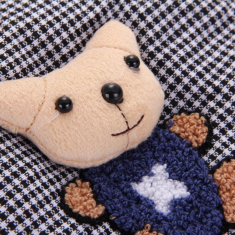 НОВАЯ шапка берет Кепка плитка черно-белая клетка для новорожденных мальчиков и