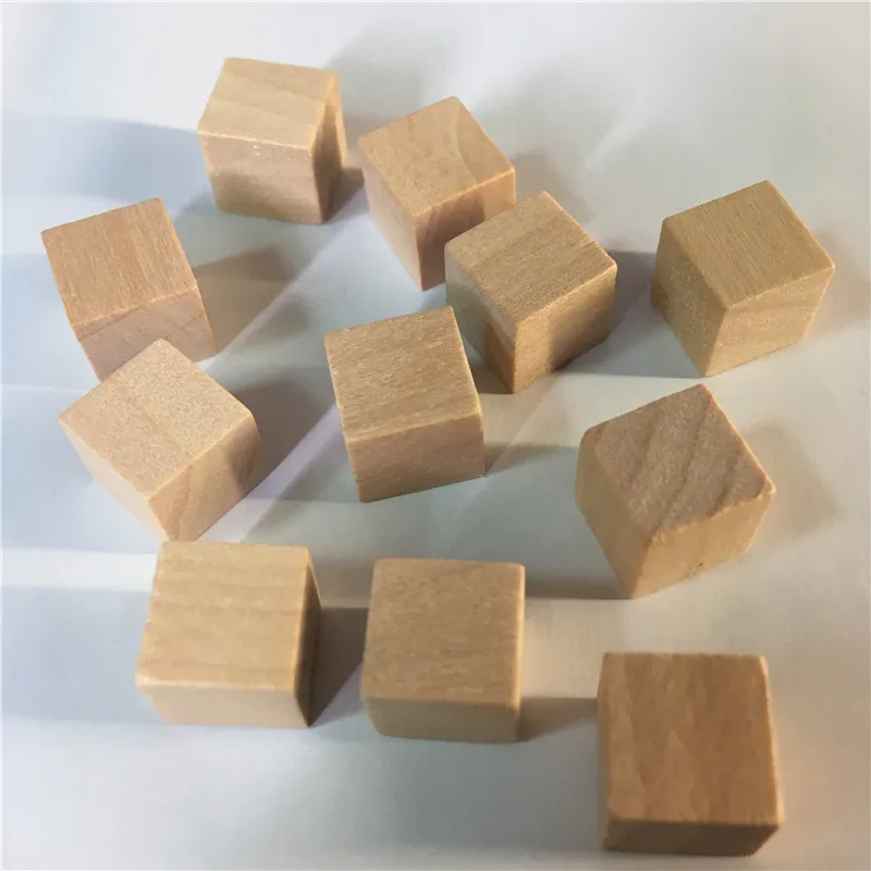 Wood color 20 шт./лот 10 мм Деревянные красочные игральные кости шахматные части под прямым углом для маркеров головоломки настольные игры 9 цветов - Цвет: Wood color