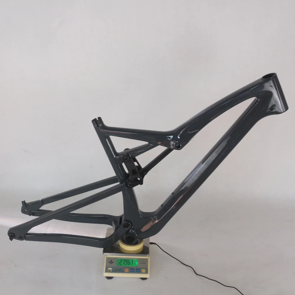 27 5/29er All Mountain Boost BB92 Frame FM10 Custom Gray 148x12mm Вилка Путешествия 150 мм углеродное волокно T800