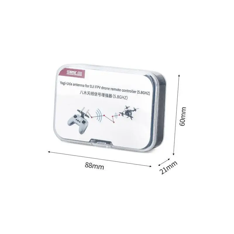 

Extended Range Yagi Antenna Signal Booster For Dji Fpv 5.8ghz Gray Copper Rod Style