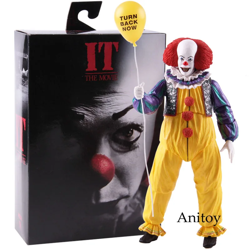 NECA Стивен Кинг это пеннивайз клоун это фильм 1990 конечная ПВХ NECA Ужасы Фигурки Коллекционная модель игрушки