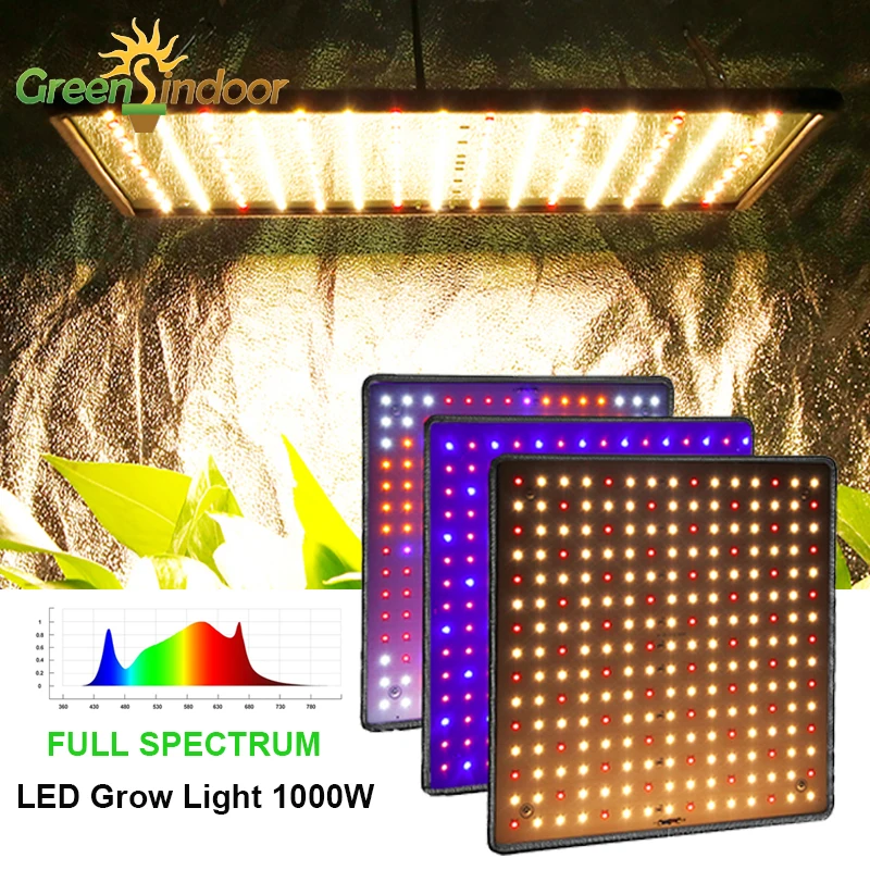 

Фитолампа полного спектра Greensindoor для выращивания растений, фитолампа для рассады цветов 225 панель светодиодов светильник фитолампа