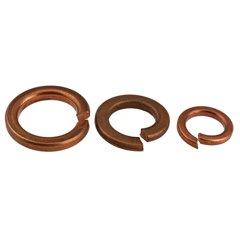 Медная пружинная шайба бронзовая сплит-пружина M3 M4 M5 M6 M8 M12 | Обустройство дома