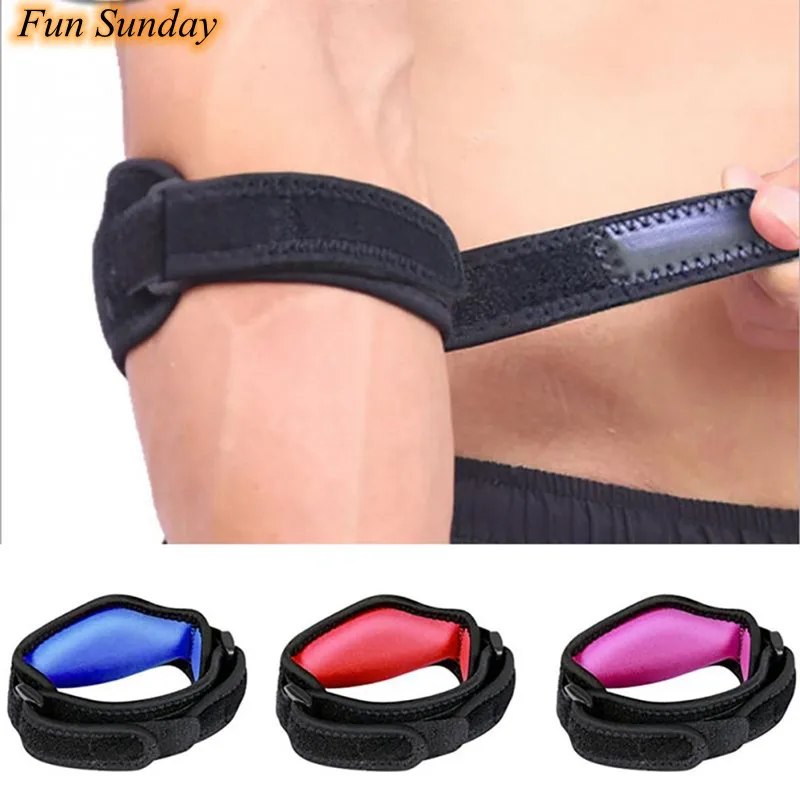 1PCS Adjustable Tennis Elbow Support Guard Pads Pain Relief Strap Bandage Lateral Syndrome Epicondylitis Brace | Спорт и развлечения