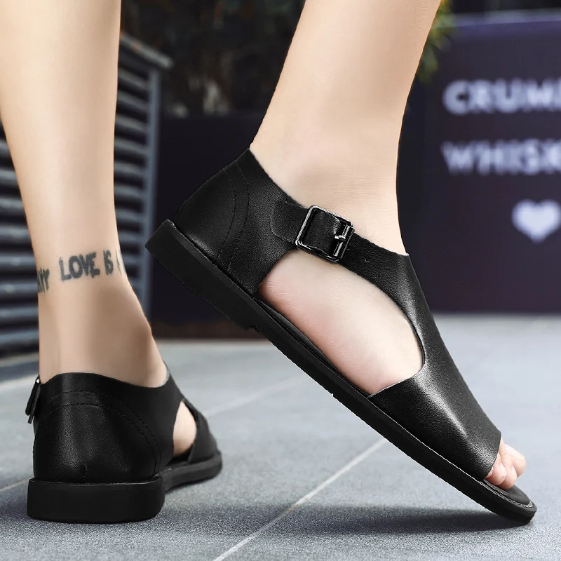 

Men Casual Shoes Sneakers Fashion Light Breathable Vietnam Sandals Sapatos For 2020 Leather Sports Mens Causal Summer