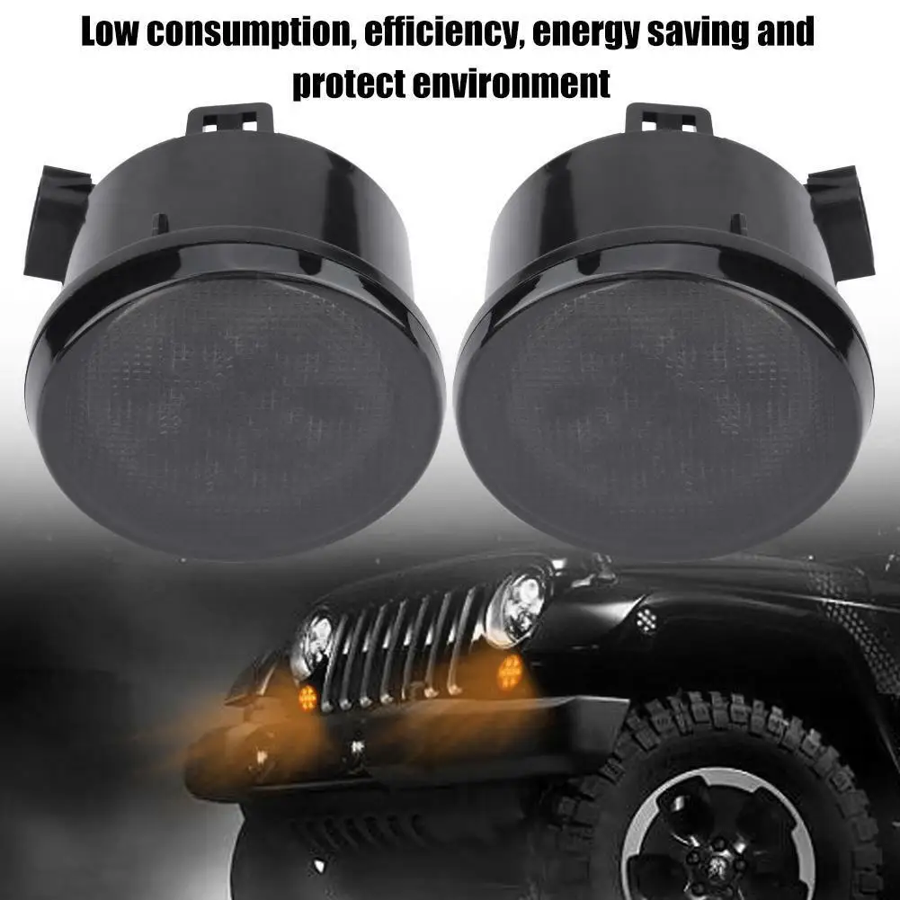 8 светодиодный SMD светильник переднее крыло вспышек указатель поворота для Jeep