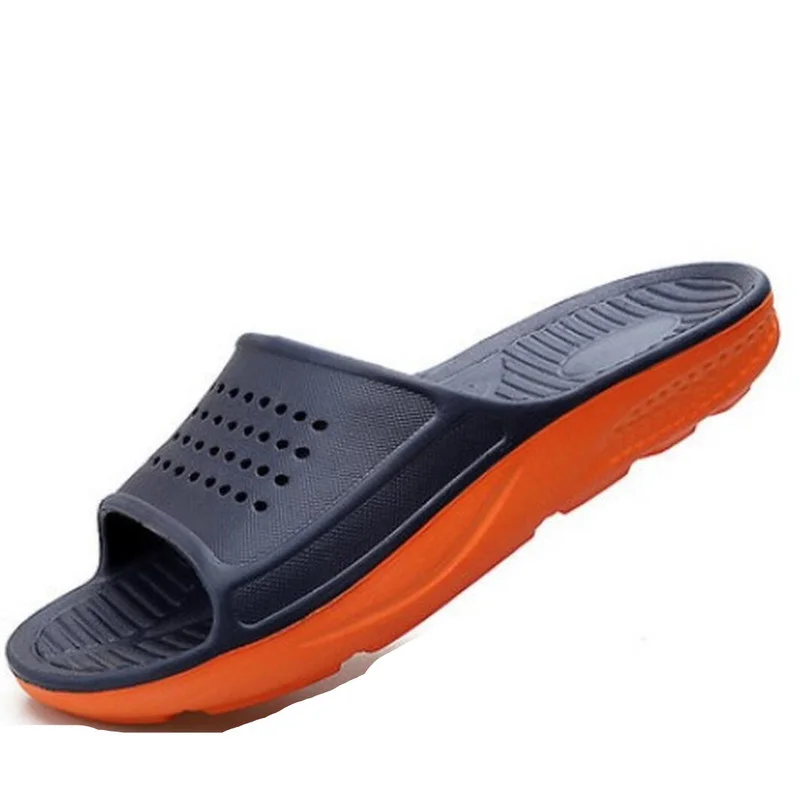 

Fashionable Men's Slippers One-piece Large Size 46 Slippers Summer Lovers Home Platform Sandals