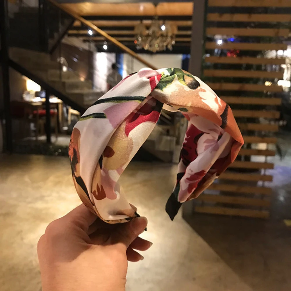 Повязка для волос с бантом женская повязка на голову перехлёстом бархатный