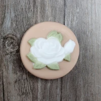 diy silicone soap mold handmade flower shaped craft mould