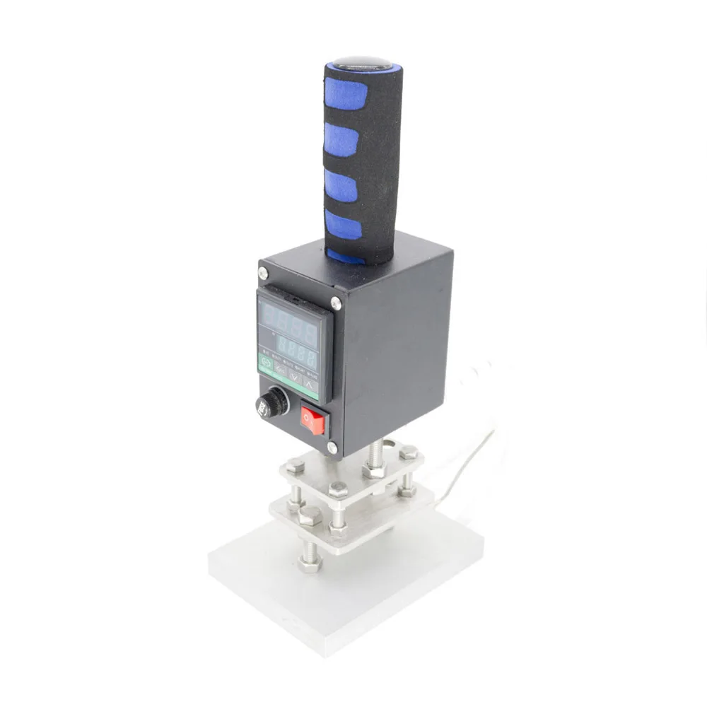 Ручная машина для тиснения логотипа рулон бумаги тиснение кожа ремесло дерево