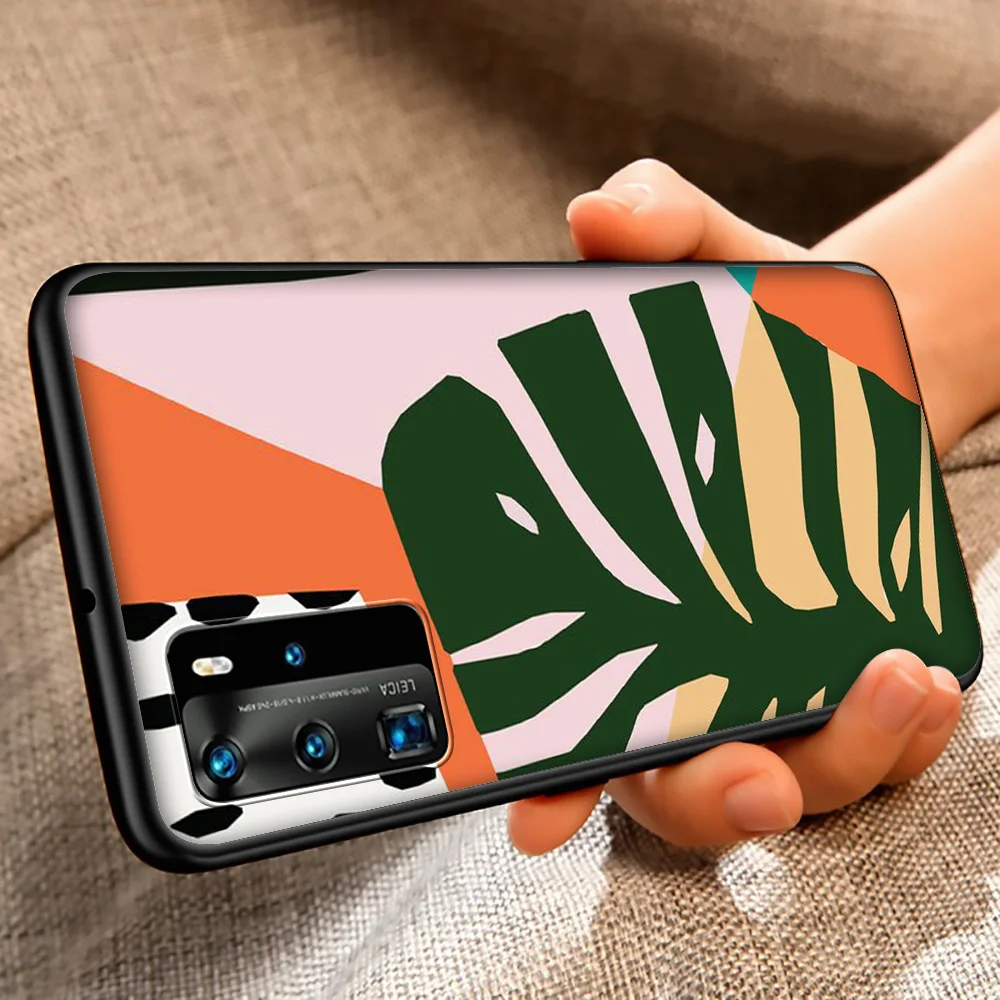 Цветной чехол Lavaza с геометрическим рисунком для Huawei P8 P9 P10 P20 P30 Y6 Y7 Y9 Lite Pro P Smart Nova 2i