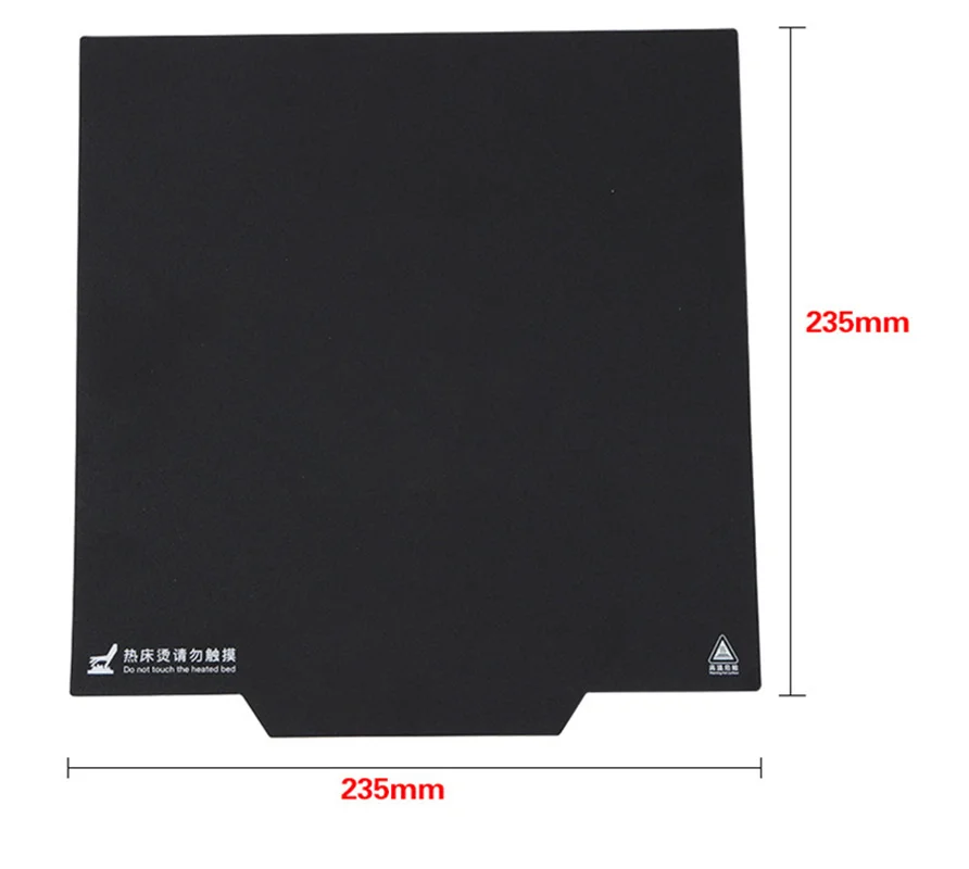 BEESCLOVER 235*235mm Magnetic Build Surface Heated Bed Paper Sticker with 3M for Creality Ender-3 3D Printer | Компьютеры и офис