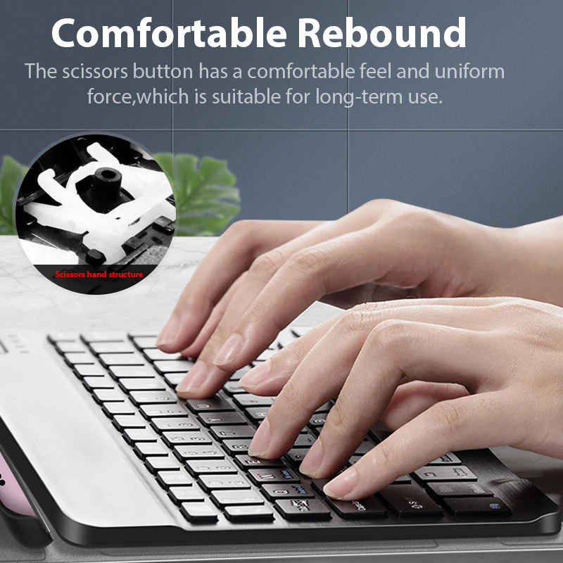 

Keyboard Case for Samsung Galaxy Tab S6 Lite 10.4 SM P610 P615 Wireless Keyboard Cover for S6 Lite Bluetooth Keyboard Case 2020