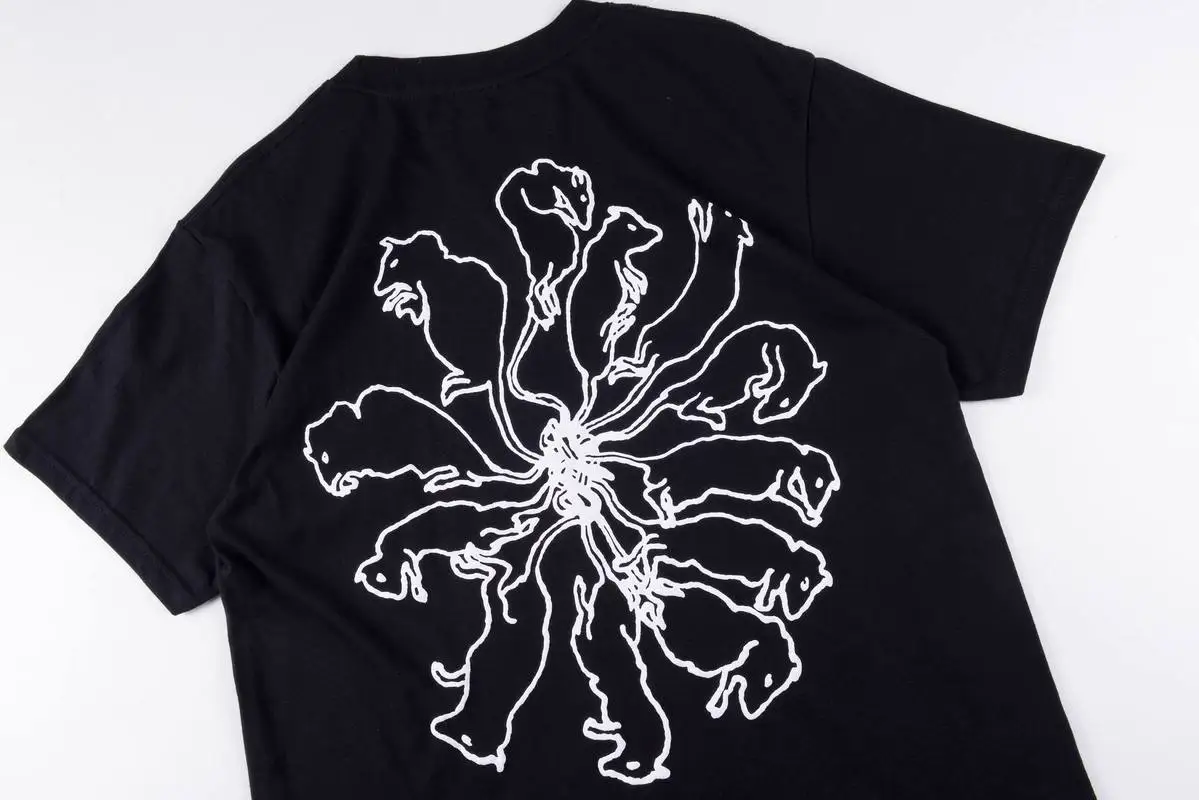 20ss CPFM.XYZ футболка Джим Джо страх крыса лучшее качество для мужчин и женщин CPFM