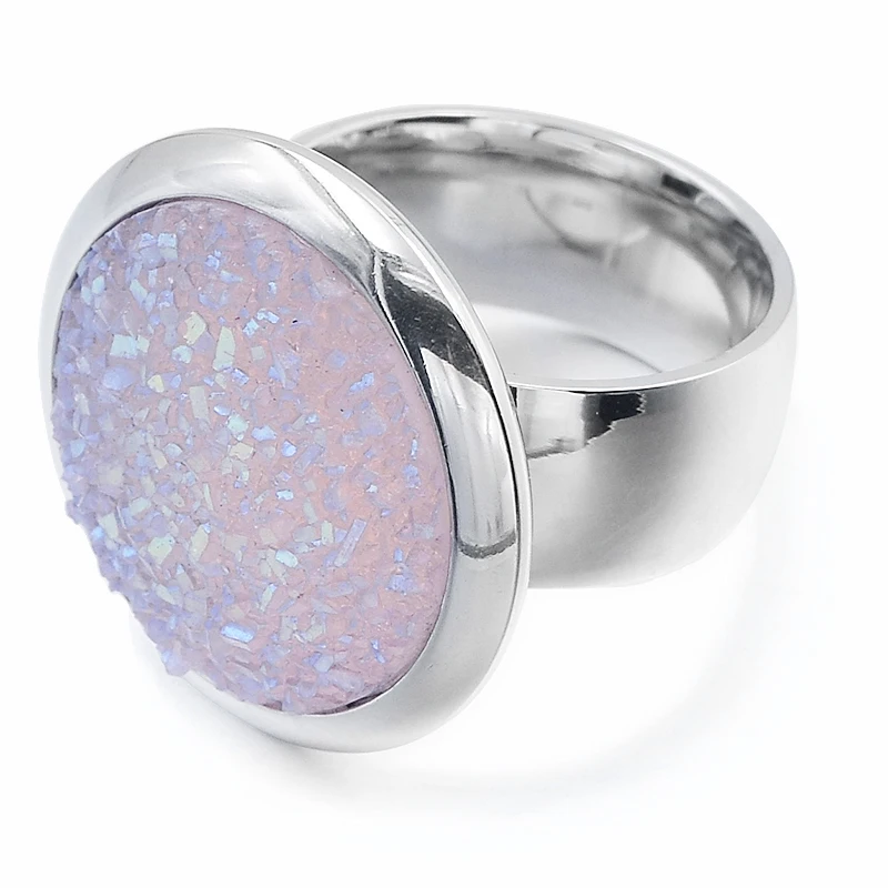 Женские винтажные вечерние кольца Gokadima кольцо из нержавеющей стали серебристого