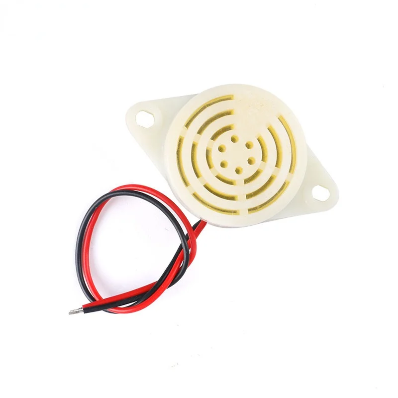 SFM-27 High Decibel Electronic Buzzer Alarm Speaker DC 3-24V Intermittent Sound Beep DIY White for Arduino | Электронные