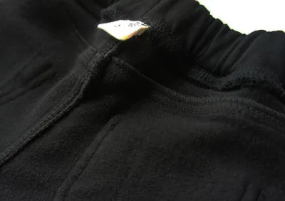 Thicken black Детские осенние леггинсы; штаны для девочек и мальчиков; эластичные брюки; милые белые и черные узкие брюки; одежда для детей; леггинсы - Цвет: Thicken black