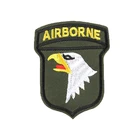 США армия 101st воздушно-Капельное разделение Мультикам лысовый Орлан военный утюжок на патч (Размер: 8,2x6,3 см)