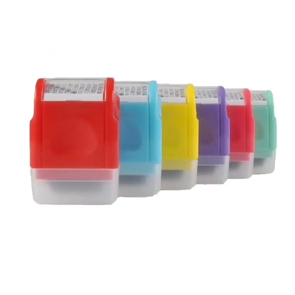 Штамп для защиты персональных данных роликовая печать персональная информация