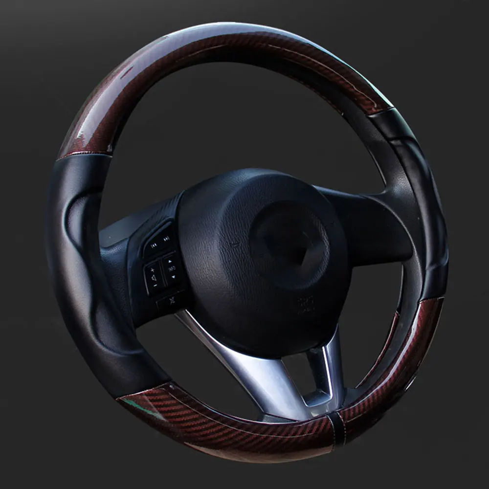 

Universal 1 PC 38cm Steering Wheel Cover Steering Wheel Protector Non-slip Car Environmentally Friendly Steering Wheel Wrap