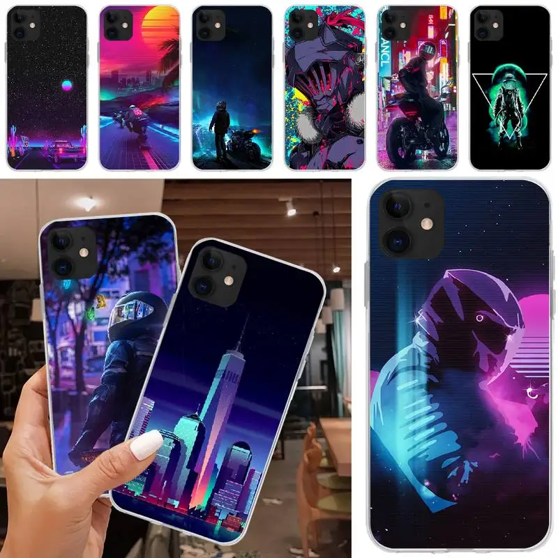 Модные в стиле городских улиц мотоциклетные Мягкие силиконовые ТПУ чехлы для