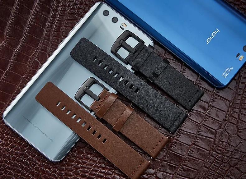 Кожаный ремешок для часов 20 мм 22 24 | Наручные часы